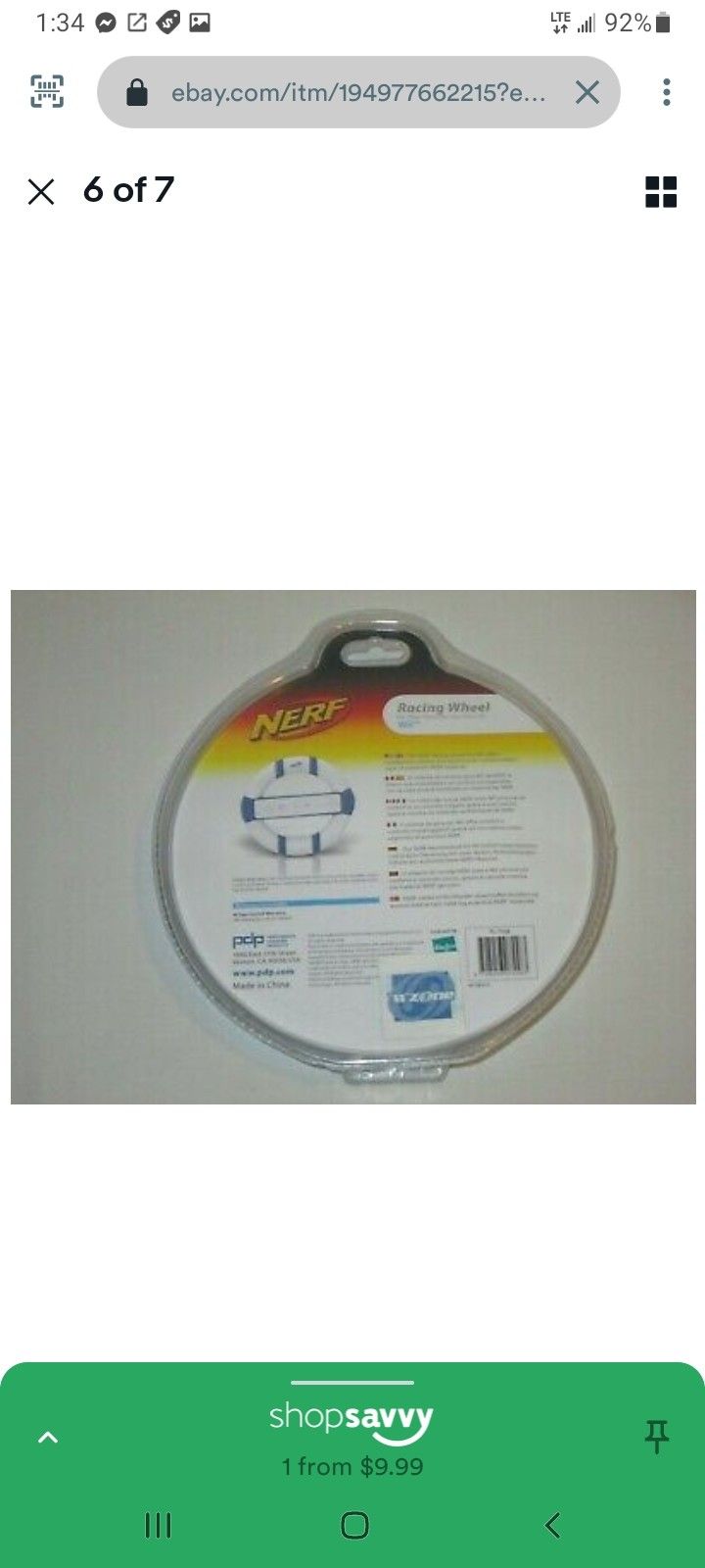 Nerf/Wii Racing Wheel - photo 2