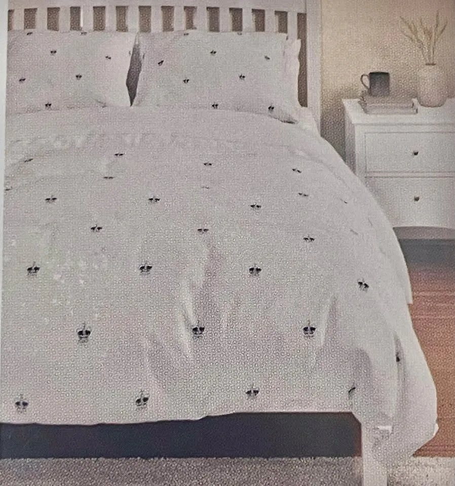 Pure Cotton Embroidered Bedding Set M&S HOME - photo 2
