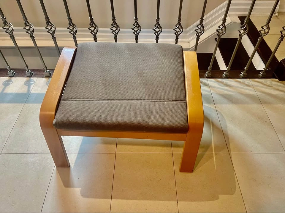 POÄNG Stool Chair footstool foot rest Ikea ottoman - photo 3