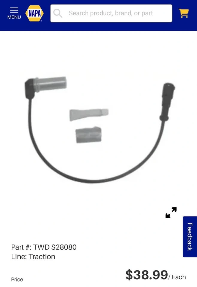 HD Plus S28080 ABS Sensor Kit (Right Angle with Clip & Grease) - photo 2