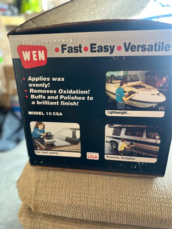 Vintage 1990 WEN Model 10 Orbital Car Waxer / Polisher - photo 2