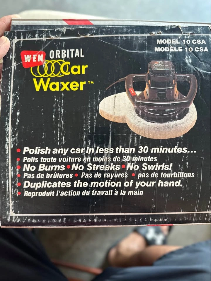 Vintage 1990 WEN Model 10 Orbital Car Waxer / Polisher - photo 3
