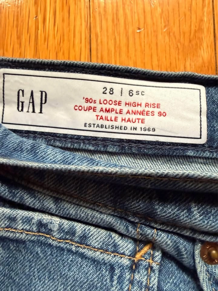 GAP 90s Loose High Rise Jeans S - photo 3