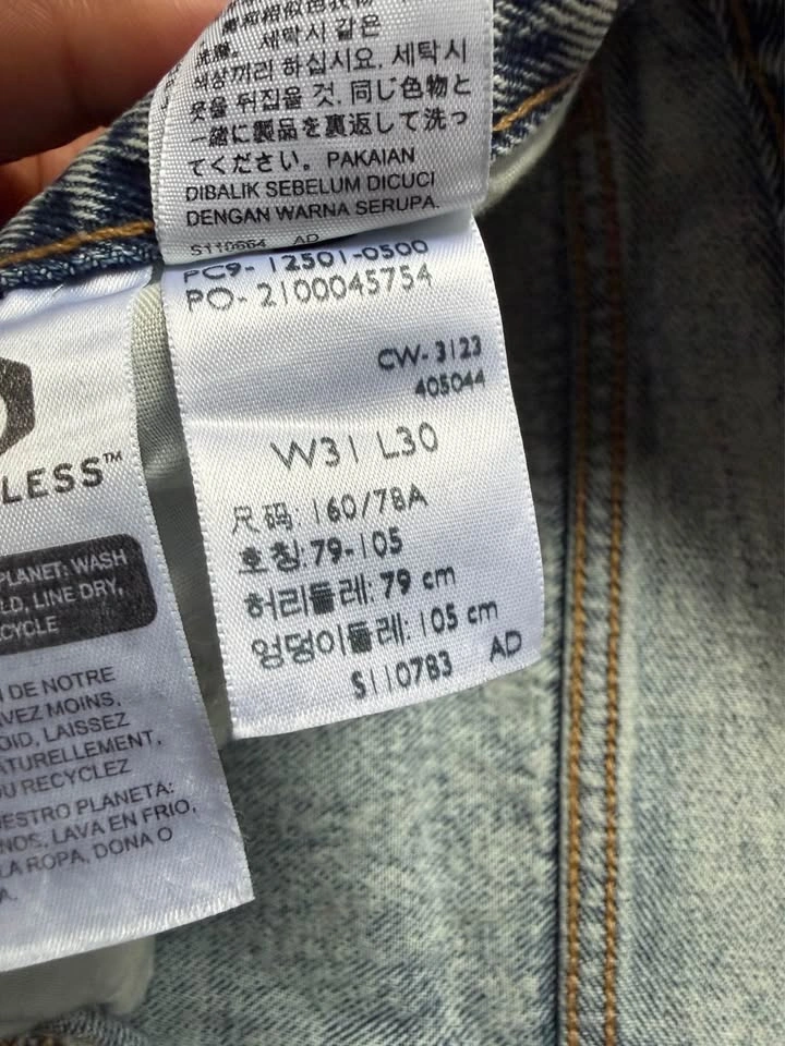 Levi's 501 Distressed Jeans - photo 4