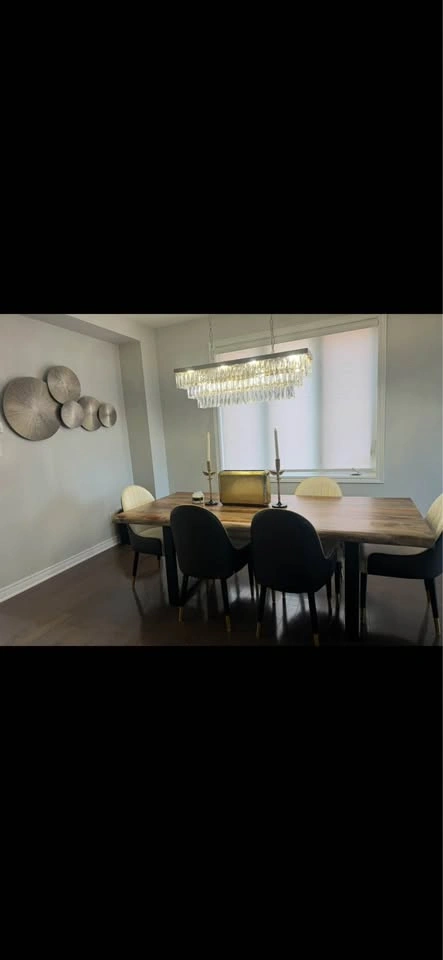 Corcoran Solid Acacia Wood Dining Table – Modern Live Edge - photo 2