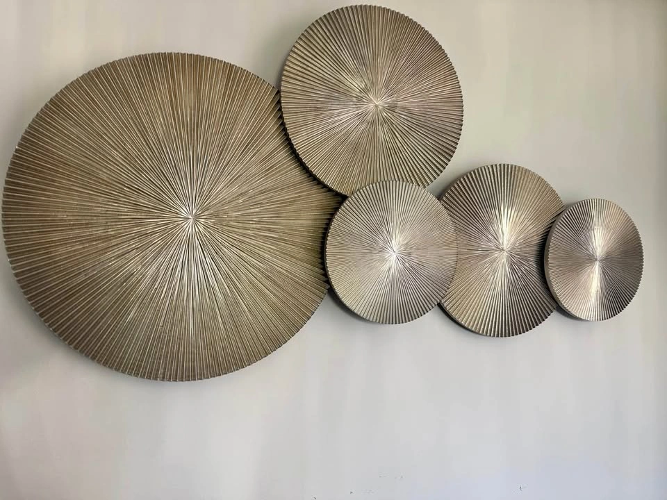 AICO Michael Amini Oversized Metal Wall Sculpture