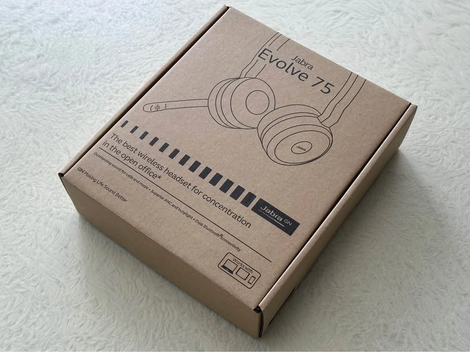 Jabra Evolve 75 Noise-Cancelling Bluetooth Headset - photo 2