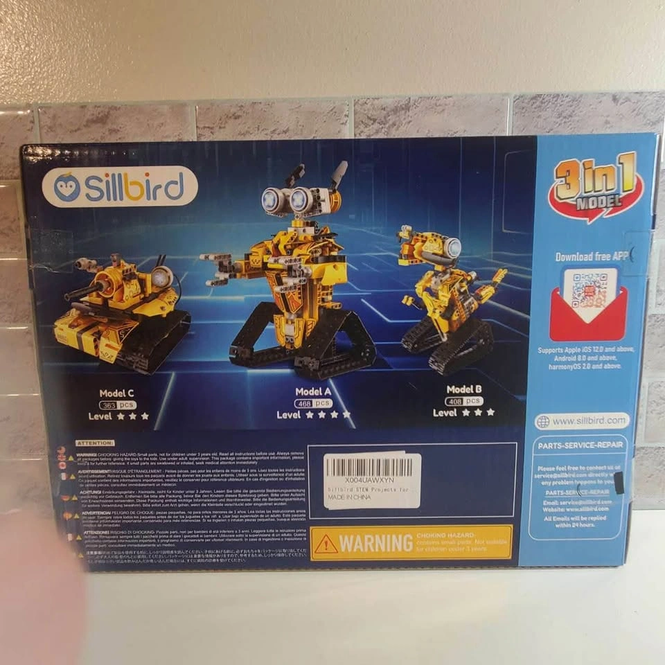 Sillbird 3-in-1 Building Robot Kit (Brand New Factory Sealed) - photo 2