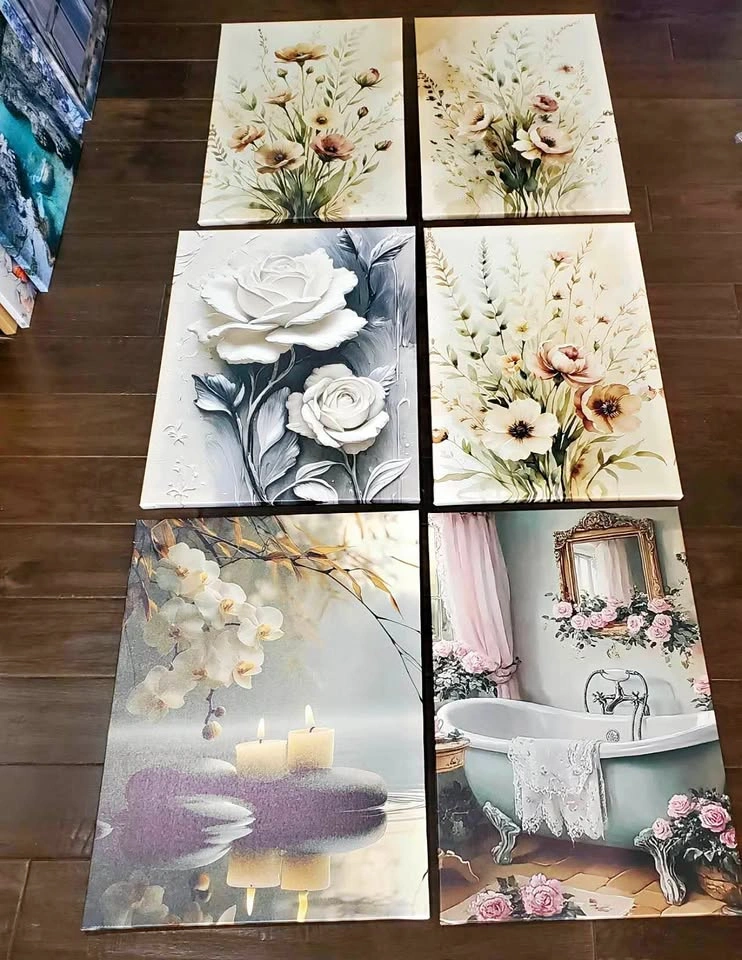 New 20x pcs Canvas Wall Art Assortment $70 for All