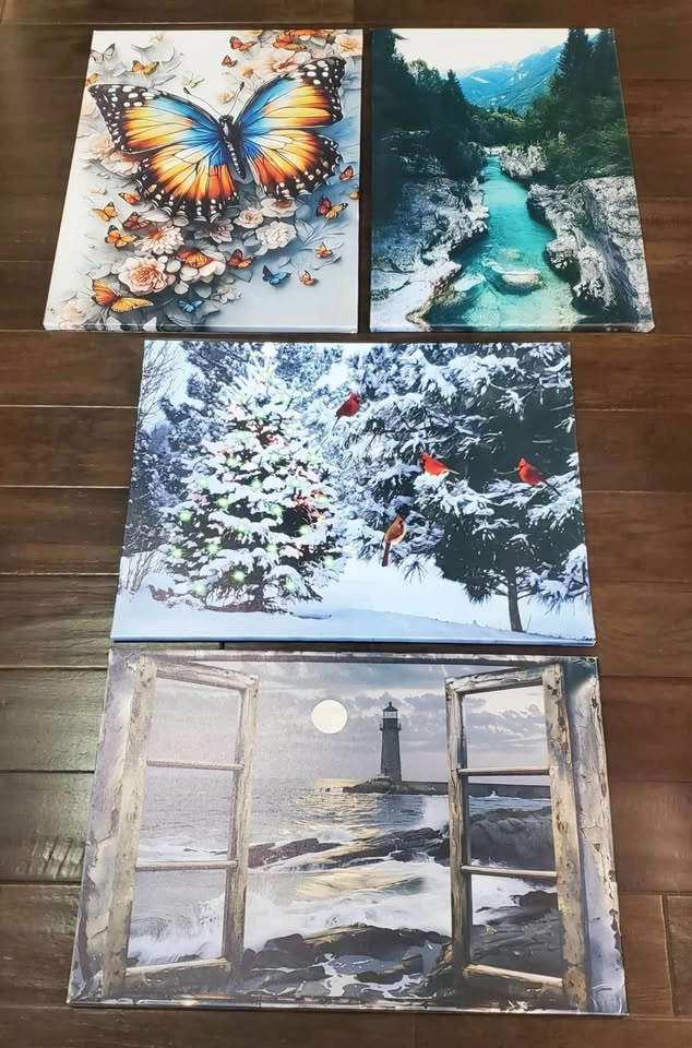 New 20x pcs Canvas Wall Art Assortment $70 for All - photo 3