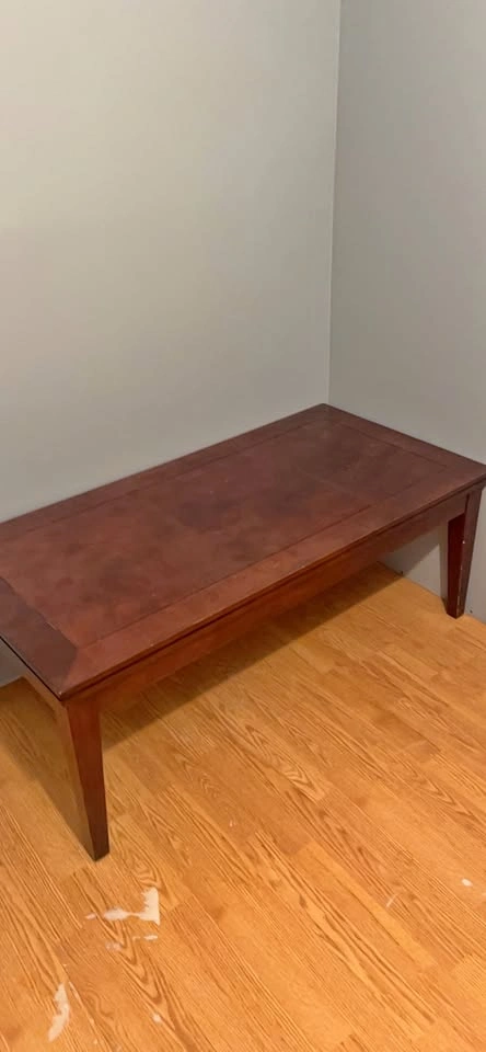 Dark Brown Wood Coffee Table