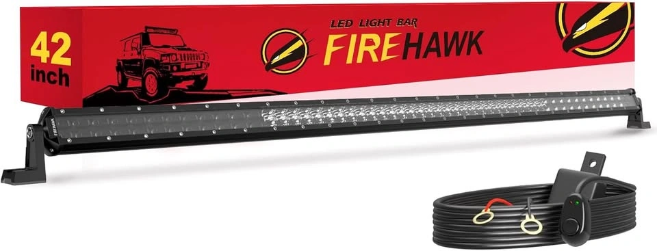 Firehawk 42" LED Light Bar 90,000 Lumens with Wiring Harness - photo 2