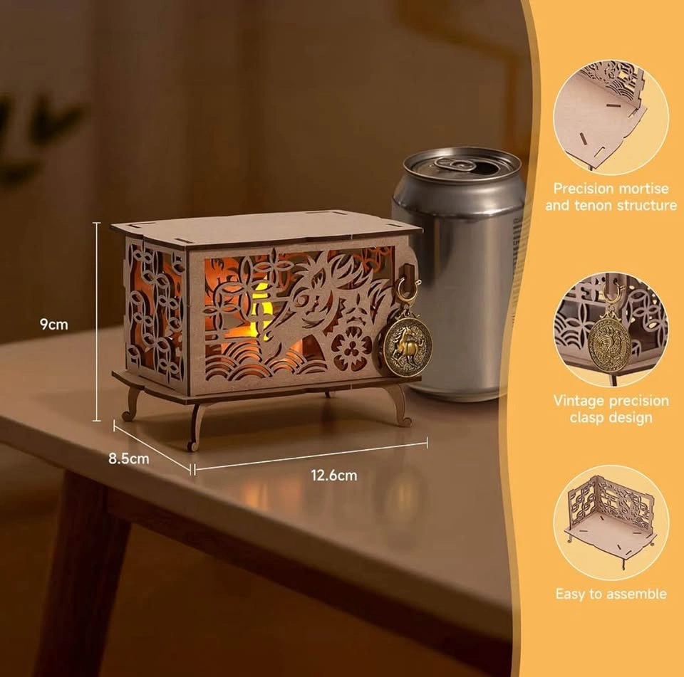 Chinese Zodiac Puzzle Box Lantern (new in box) - photo 2