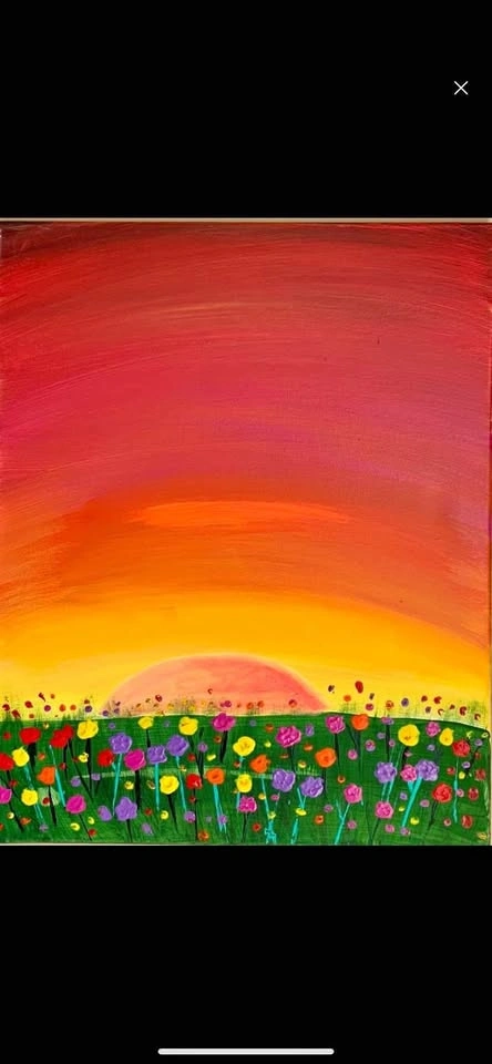 Handmade Acrylic Paint Canvas