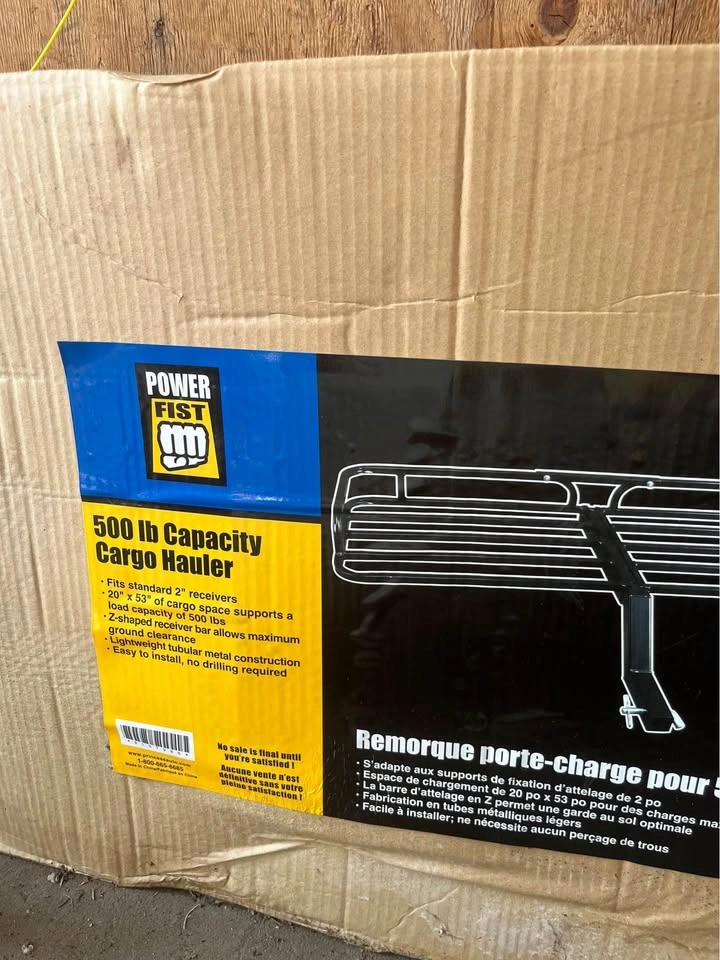500lb Capacity Cargo Hauler - New in Box
