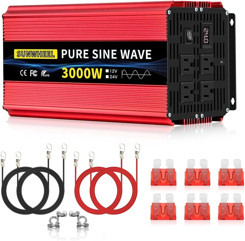 SUNWHEEL 3000W Pure Sine Wave Power Inverter (24V) - photo 2