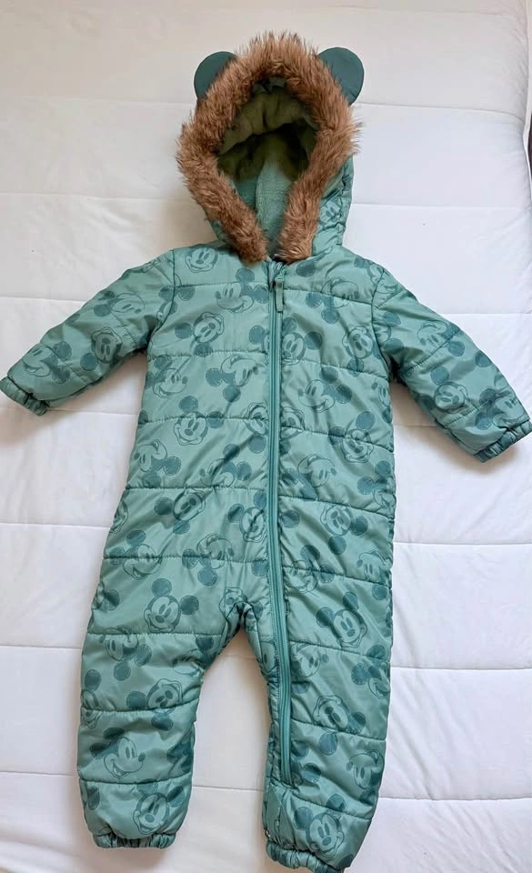 18-24m Disney Mickey Mouse Baby Snowsuit