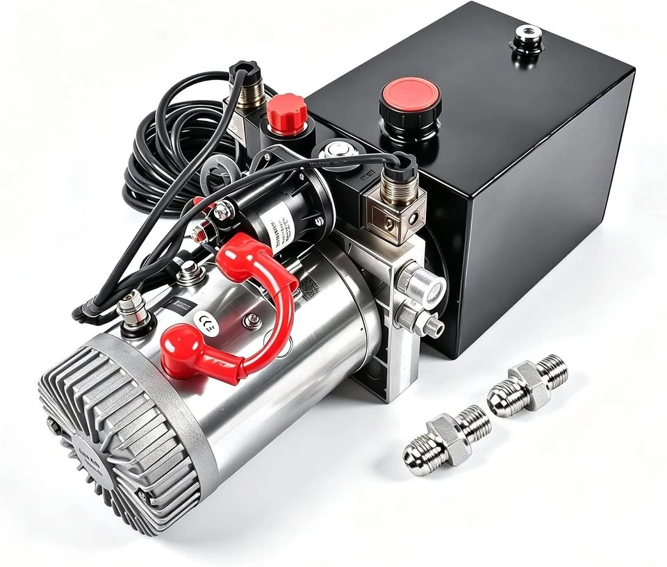 Mixizap 12V Double-Acting Hydraulic Power Unit