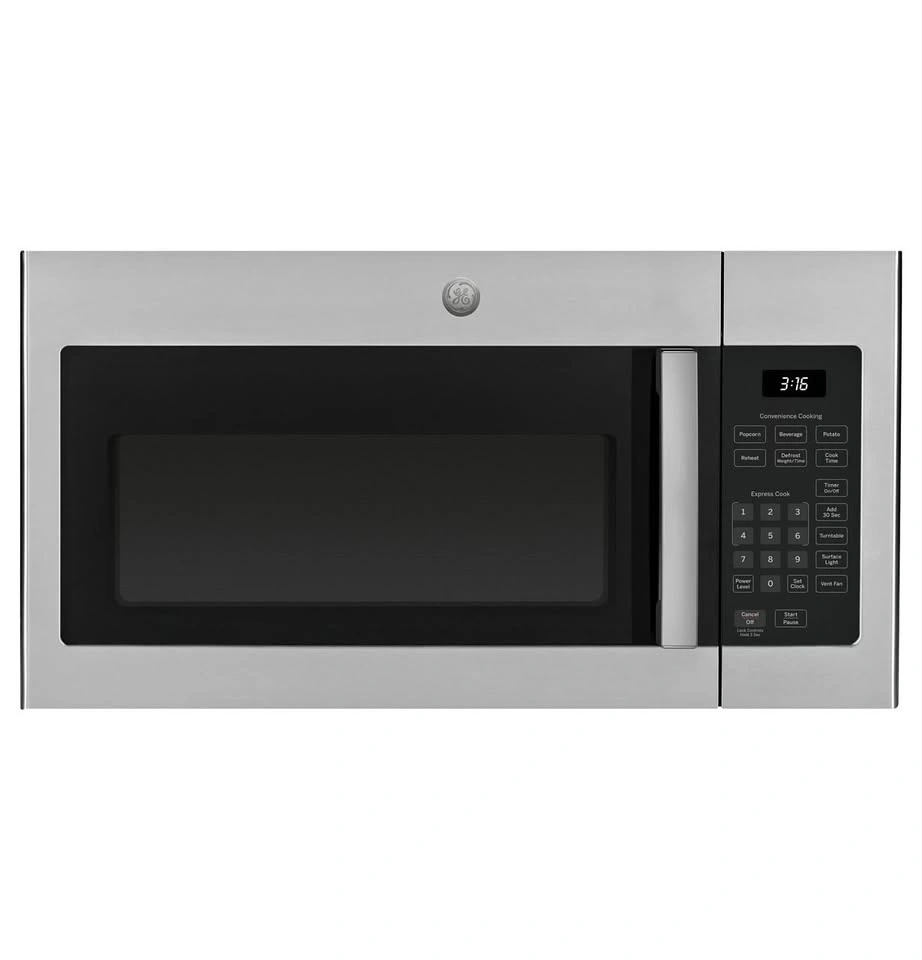 GE Stainless Steel Over-Range Microwave - 30” / 1.6 Cu Ft