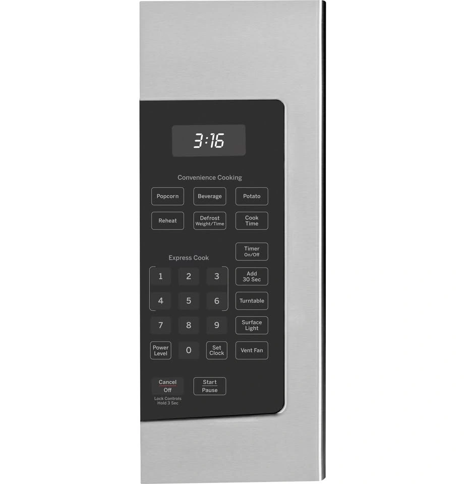 GE Stainless Steel Over-Range Microwave - 30” / 1.6 Cu Ft - photo 4