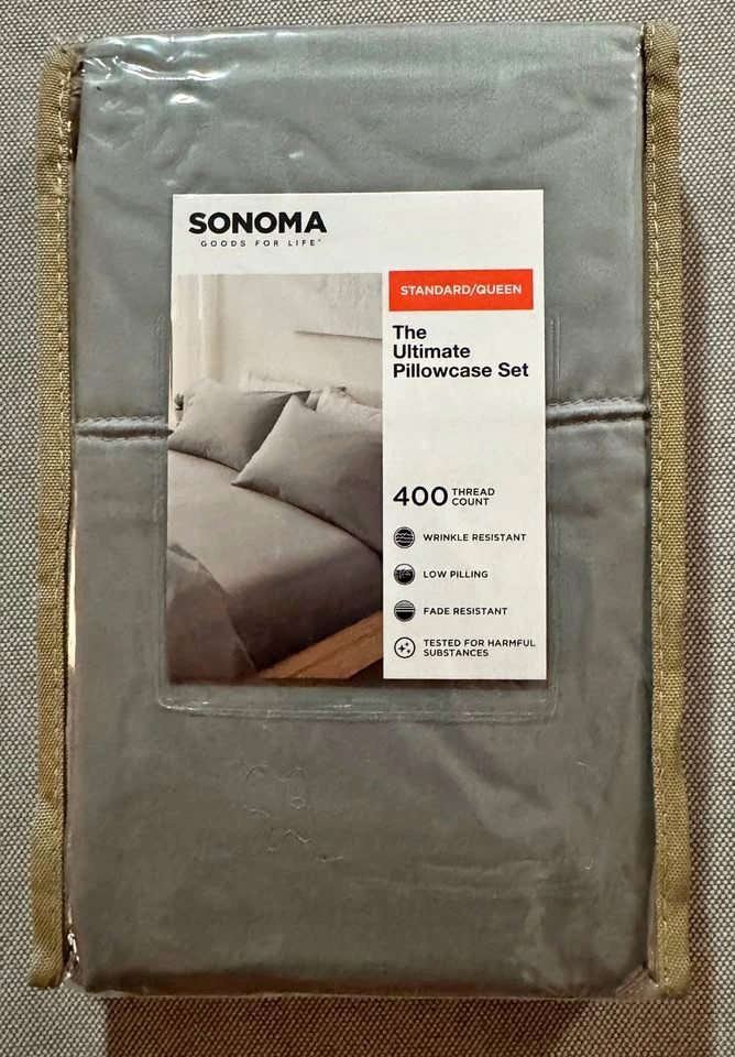 Sonoma Ultimate Pillowcase Set - Standard / Queen Size - Gray