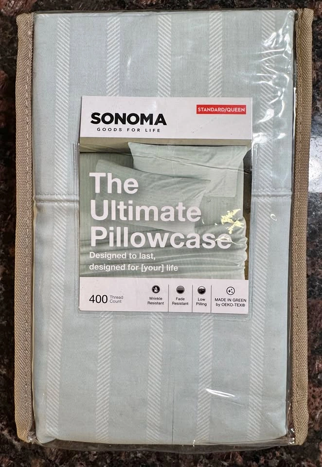 Sonoma Ultimate Pillowcase Set - Standard / Queen Size - Blue St