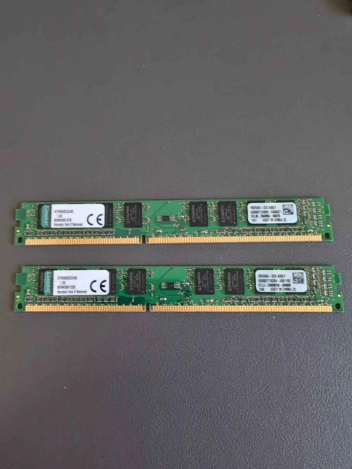 8GB (2×4GB) Kingston DDR3-1600 Low-Profile Desktop RAM Kit