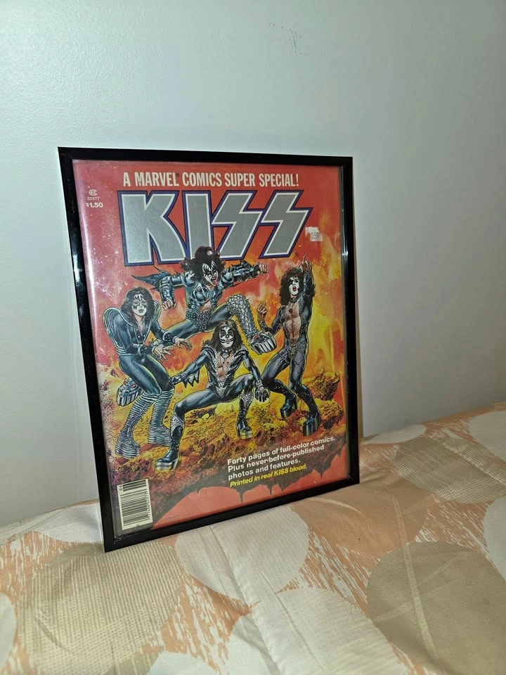 KISS Marvel Comics Super Special #1 – Printed with Real KISS Blo