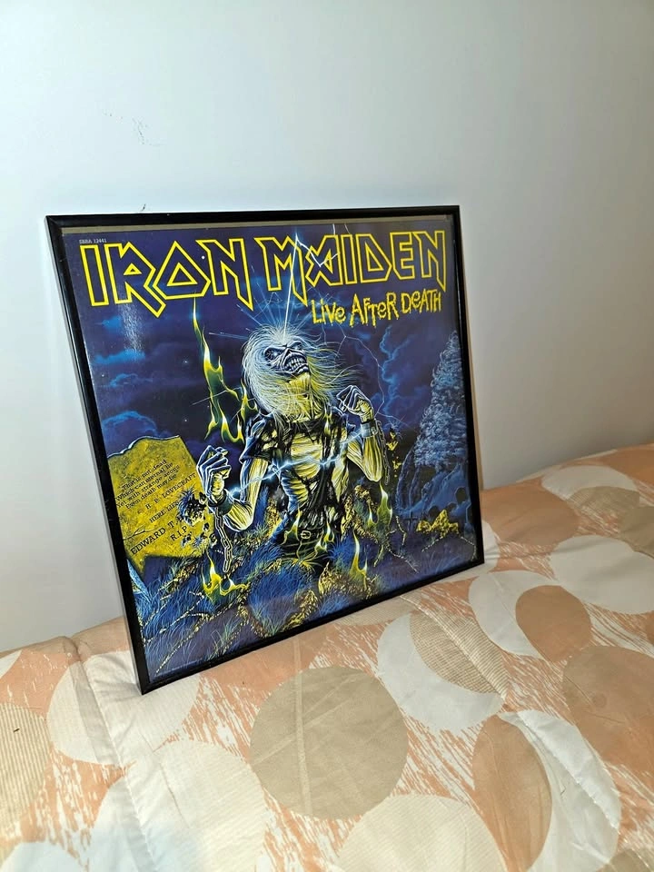 Iron Maiden – Live After Death Vinyl LP in Display Frame