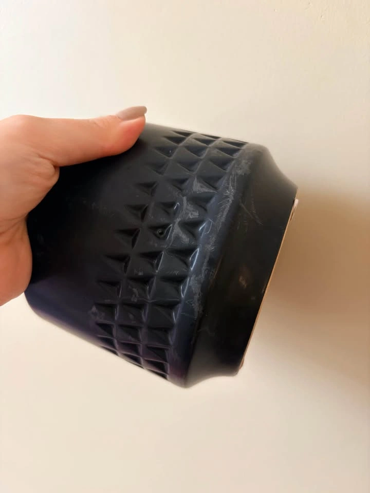 4.5“ Black Ceramic Planter Pot - photo 5