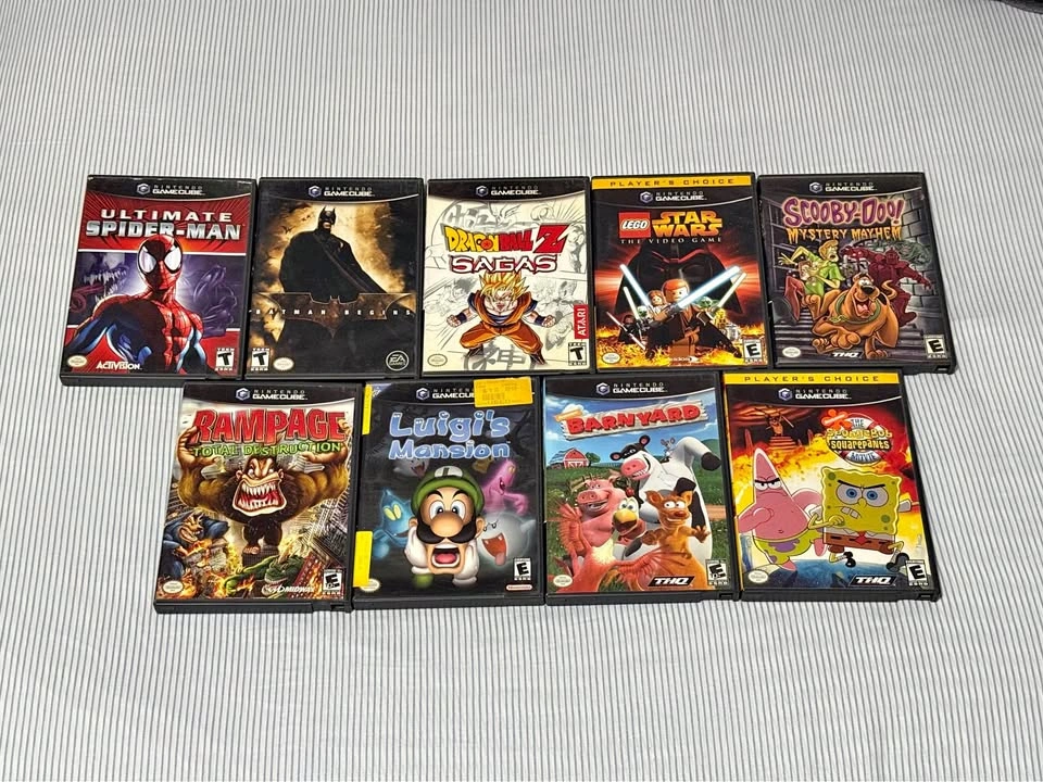 Nintendo GameCube Games Lot