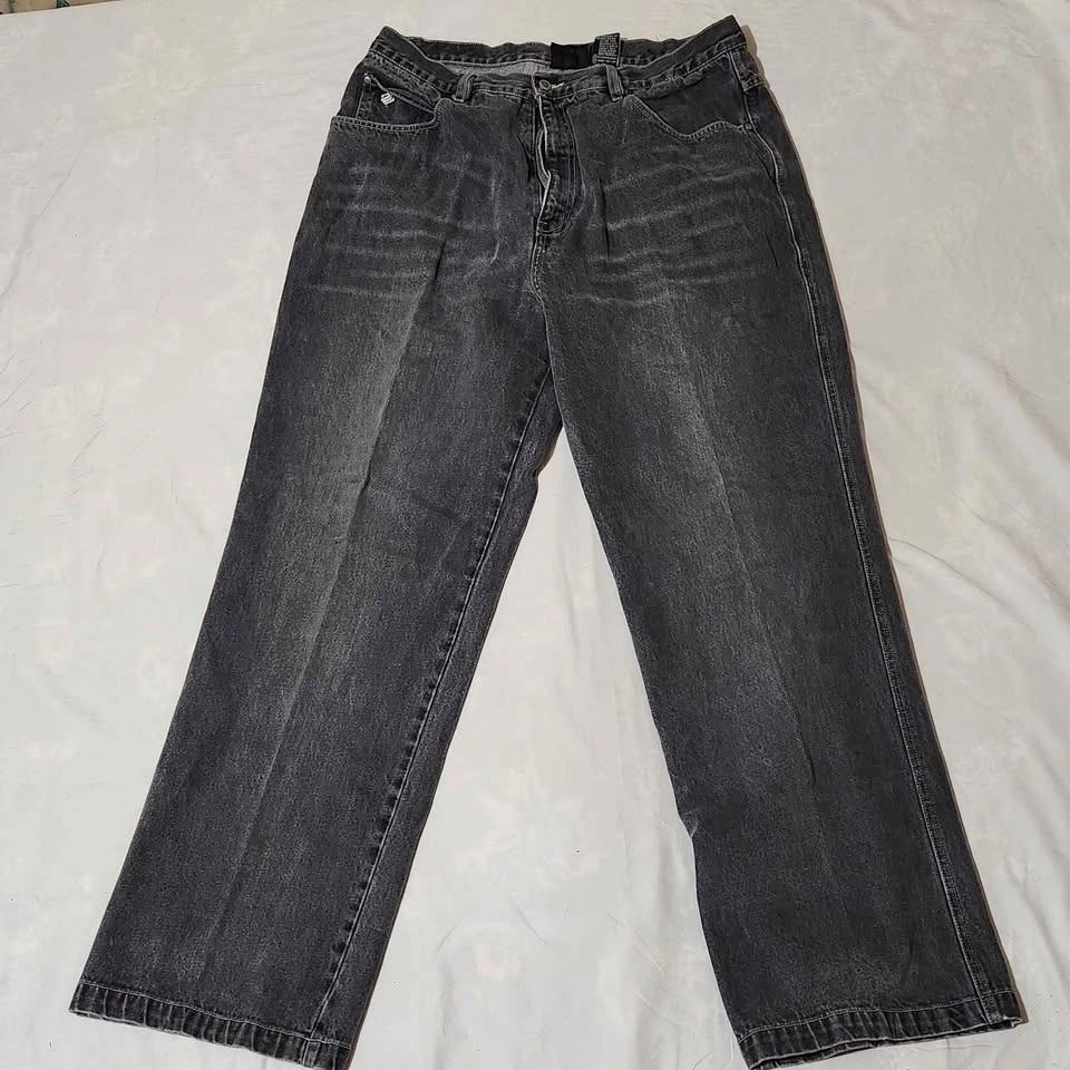 Rocawear Baggy denim jeans Mens Black Streetwear - photo 5
