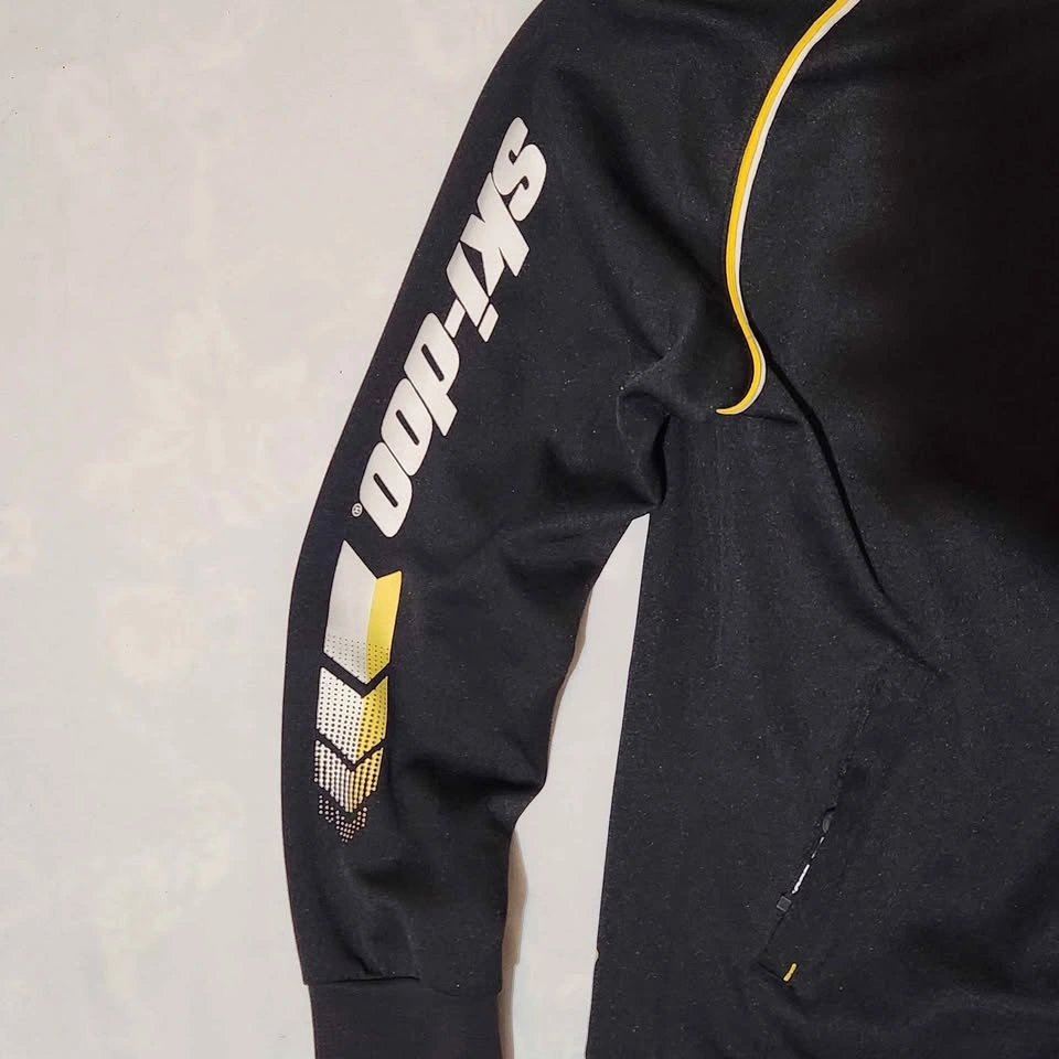 Ski-Doo Mens Zip Up Track Jacket Black Size Large - photo 2