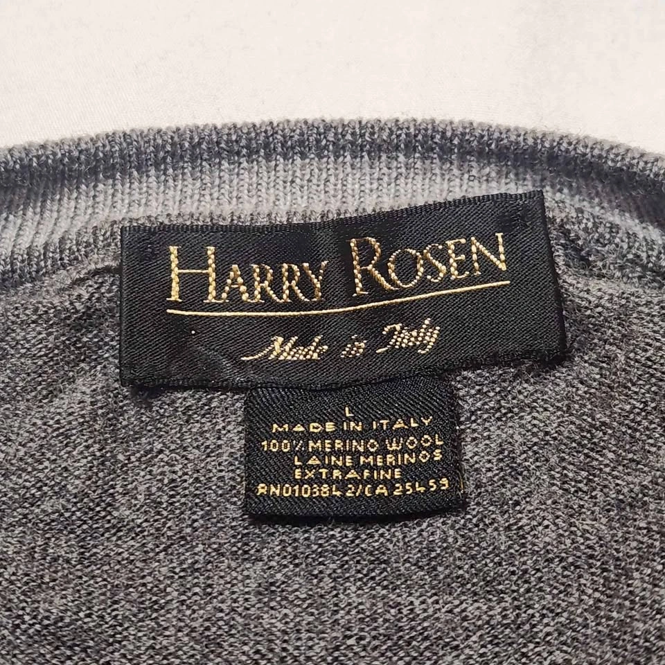 Harry Rosen – Made in Italy – 100% Merino Wool – Size L - photo 3
