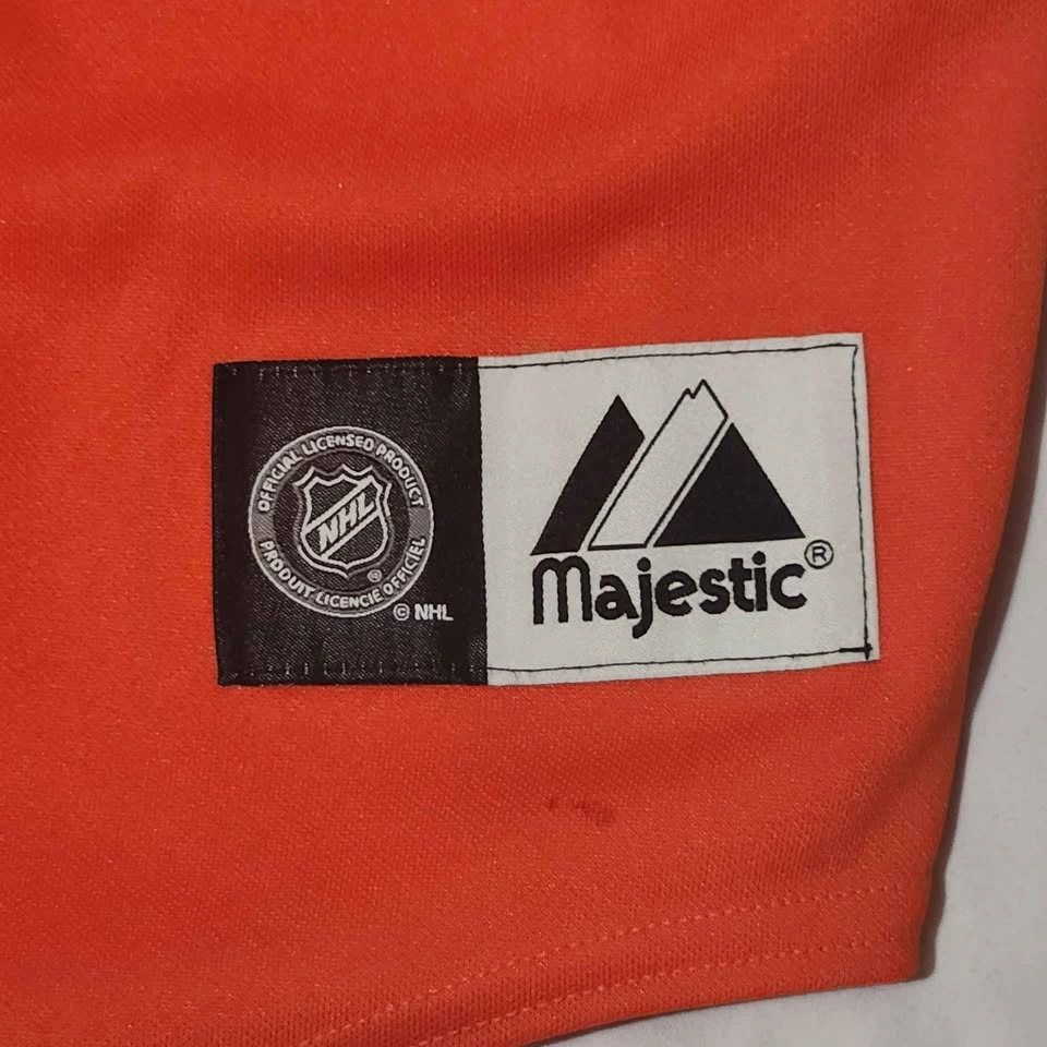 Majestic NHL Philadelphia Flyers Baseball Jersey Crossover - photo 2
