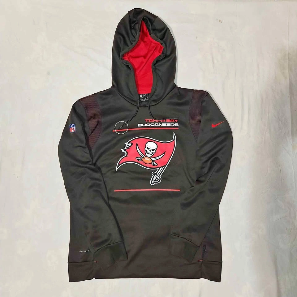 Nike NFL Tampa Bay Buccaneers Onfield Dri-FIT Hoodie - Size Larg