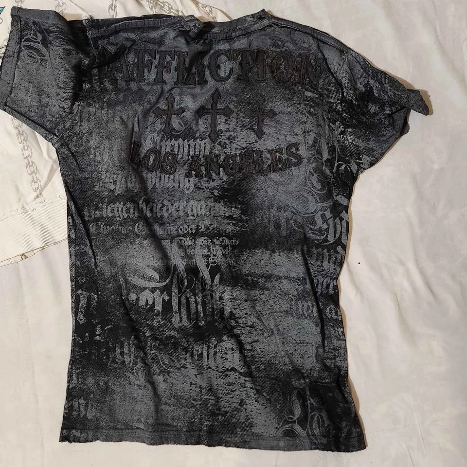 Y2K Cyber Grunge Clothing Bundle - Size L (3 Items) - photo 5