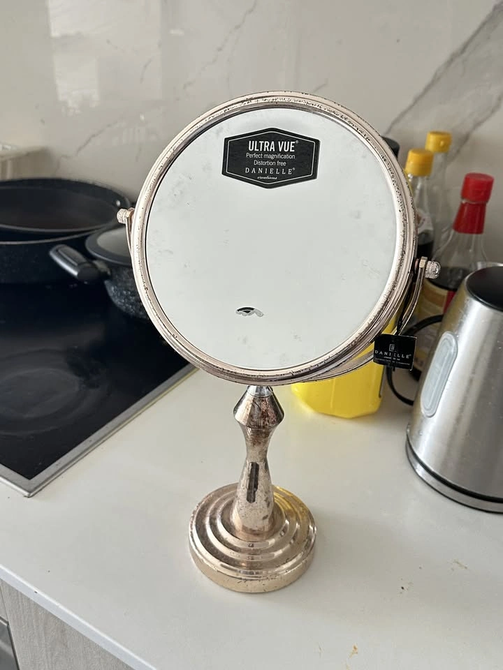 Danielle Double-Sided Vanity Mirror — 1x & Magnifying - photo 2