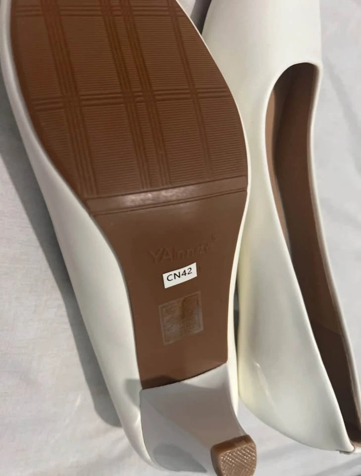 Cream colour Yahn Women's Heels - Size CN42 - photo 3