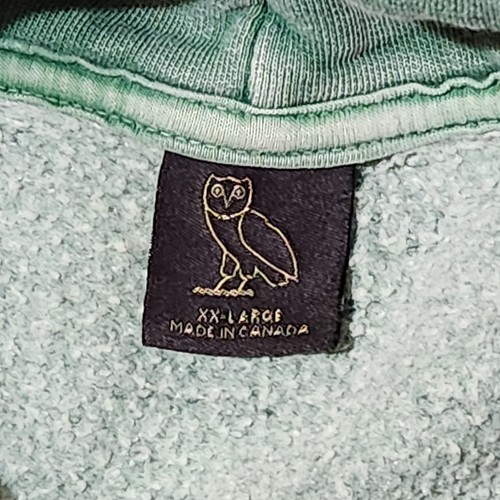 OVO October’s Very Own Owl Hoodie Mint Green Made In Canada XXL - photo 2