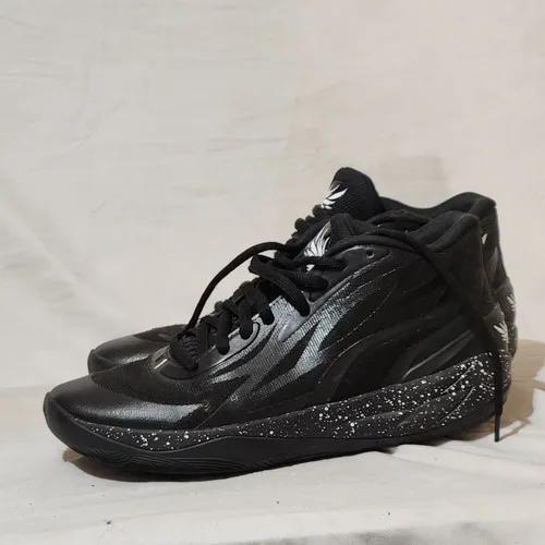 Puma MB.02 “Oreo” Black White Low Top Basketball Shoes Size 10 - photo 3