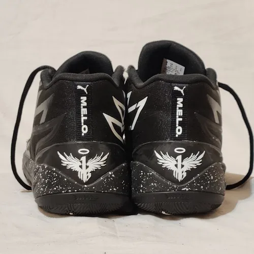 Puma MB.02 “Oreo” Black White Low Top Basketball Shoes Size 10 - photo 5
