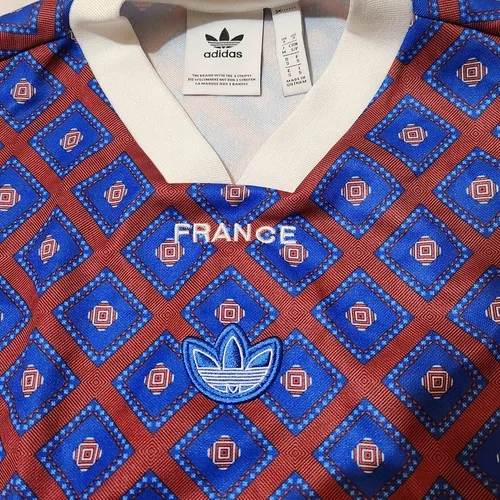 Adidas Originals France Retro Jersey Size S FM3922 - photo 5