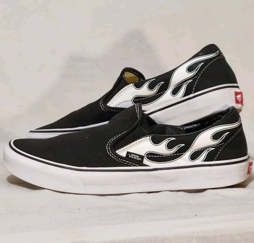 Vans Flame Classic Unisex Slip-on Shoes Men 11.5 Women 13
