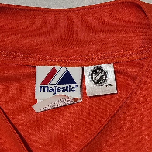 Philadelphia Flyers Majestic Made in USA Button Jersey Men's L - photo 5
