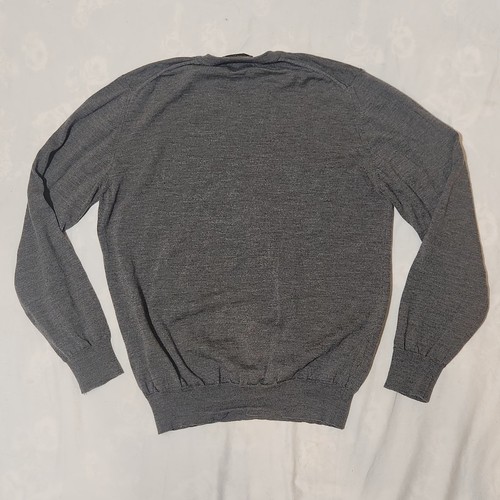 Harry Rosen Men's 100% Wool knit Made in Italy Large V-Neck Swea - photo 5