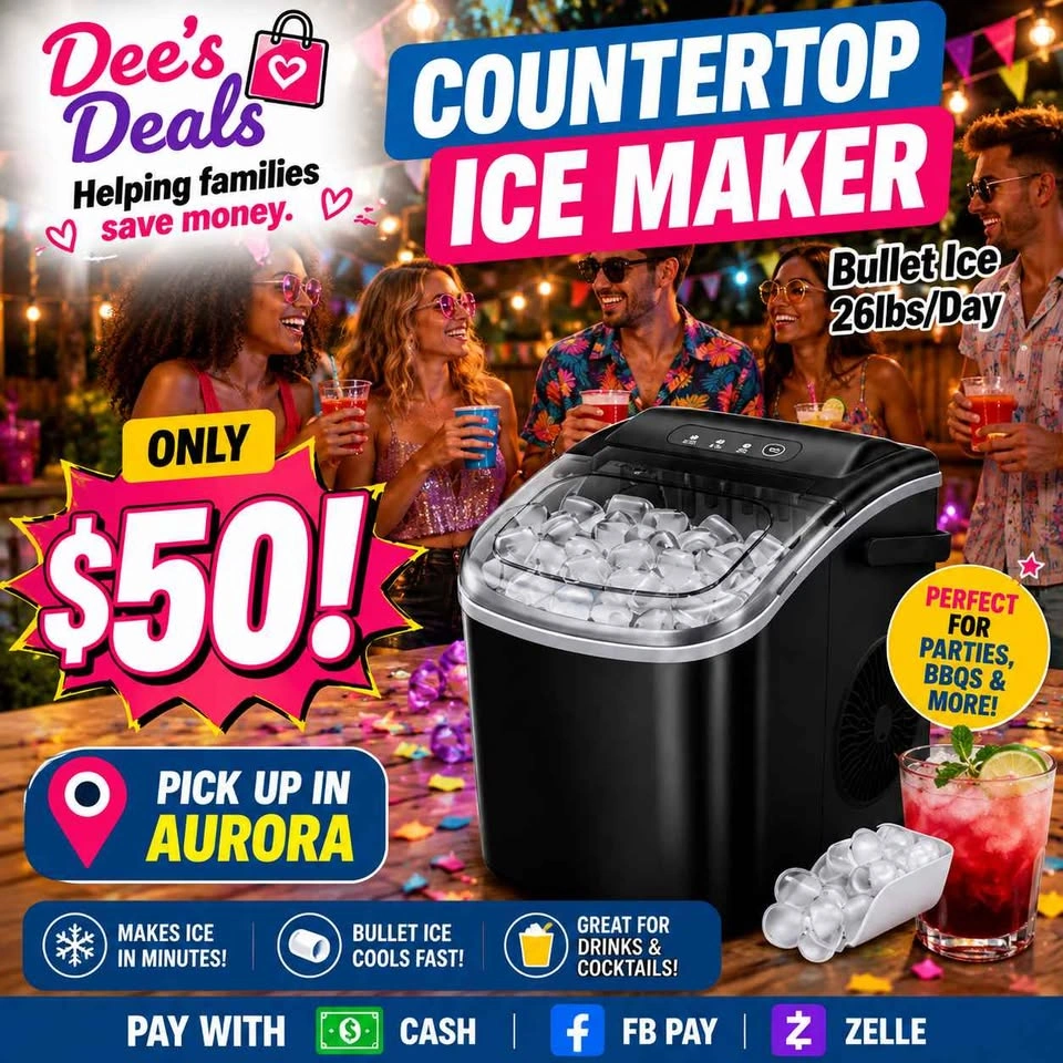 Countertop Ice maker BRAND NEW IN BOX ONLY $50 - photo 3