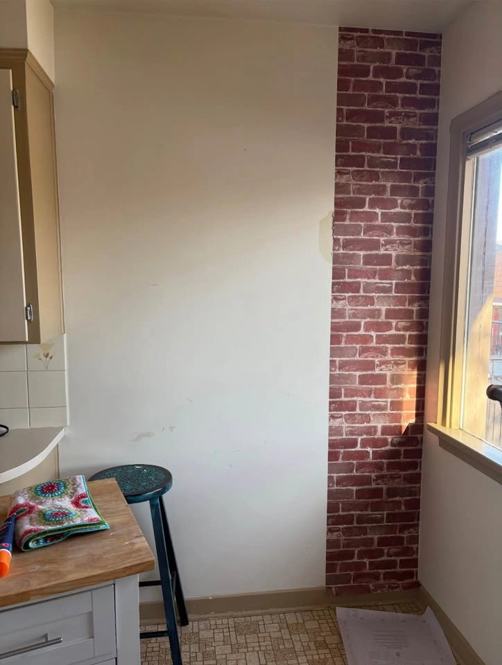 Peel & Stick Brick Wall - photo 2