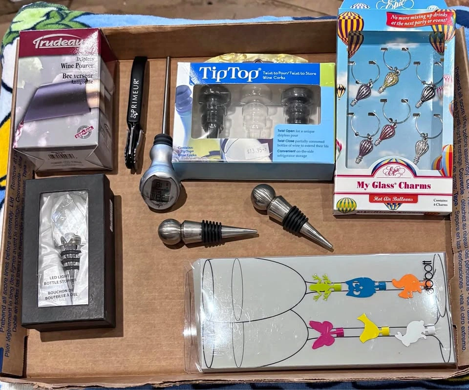 Wine Drinking Accessories Lot