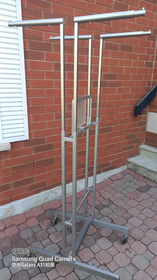 Commercial garment racks - silver grey - 4 available - photo 2